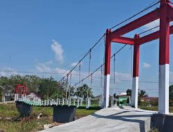 Akselerasi Ekonomi Pedesaan, Kodim 0426 Tulang Bawang Tuntaskan Pembangunan Jembatan Vital di Rawapitu