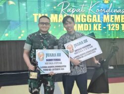 Perwakilan Kodam II Sriwijaya Sabet Juara Lomba Karya Jurnalistik TMMD ke-128 Tingkat Nasional
