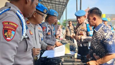 Bidpropam Polda Lampung Periksa Senpi Hingga Gudang Penyimpanan Di Mapolres Lamsel