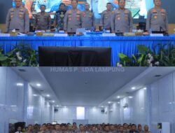 Pesan Kapolda di Polres Lamsel, Jaga Soliditas, Tingkatkan Sinergitas Lintas Sektoral, Kedepankan Pendekatan Humanis