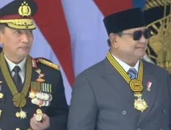 Presiden Prabowo Terima Medali Kehormatan Loka Praja Samrakshana Dari Polri