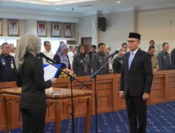Wagub Jihan Nurlela Lantik Indra Sanjaya sebagai Kepala Biro Adpim Setda Provinsi Lampung