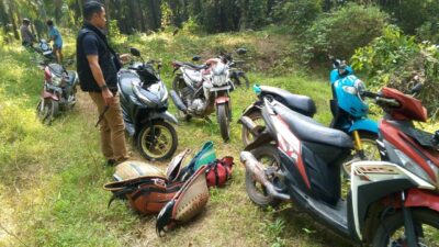 Grebek Arena Sabung Ayam, Pelaku Kocar-kacir Melarikan Diri