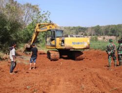Membuka Isolasi, Membangun Negeri, TMMD Ke-129 Kodim 0412 Lampung Utara Sulap Akses Jalan di Baru Raharja