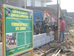 Mengubah Puing Menjadi Harapan, Satgas TMMD Ke-129 Sulap Rumah Warga Sungkai Utara Menjadi Layak Huni