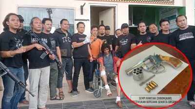 Bandit Kambuhan 13 TKP di Lampung Utara Tersungkur di Timah Panas, Senpi dan Amunisi Aktif Diamankan