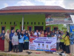 Program Puskesmas Mider Tanjung Raja Layani Kesehatam Gratis di Talang Durian