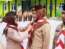Bina Karakter Generasi Muda, Gugus Depan 07.161 Ponpes dan SMP IT Muhammad Al-Fatih Resmi Dikukuhkan