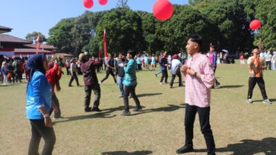 Meriahkah HUT RI, Pemkab Lambar Gelar Lomba Olahraga Ceria