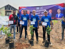 Langkah Nyata Peduli Lingkungan, DPC Partai Demokrat Mesuji Gelar Aksi Bersih-Bersih dan Penanaman Pohon