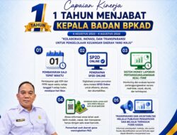 Merajut Transparansi, Menghadirkan Solusi, Capaian Satu Tahun Kepemimpinan Olpin Putra di BPKAD Pringsewu