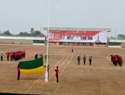 Gladi Bersih HUT ke-81 RI, 69 Paskibraka Lampung Utara Siap Kibarkan Sang Merah Putih