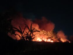 BREAKING NEWS! RSUD Ryacudu Kotabumi Terbakar,  Ledakan Menggema, Tempat Pengolahan Limbah Dilalap Api
