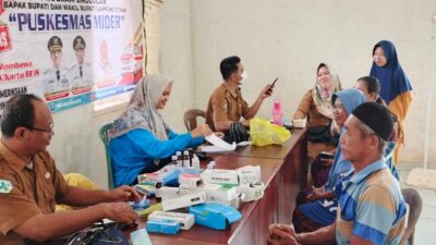 Puskesmas Batu Nangkop Gelar Layanan Mider di Pampang Tangguk Jaya, 35 Warga Periksakan Kesehatan
