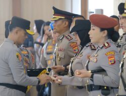 Kapolda Lampung Pimpin Sertijab Sejumlah Pejabat Utama. Kapolres Lampung Utara Resmi Berganti