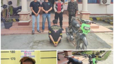 Polsek Lambu Kibang Ringkus Buron Kasus Penggelapan Motor