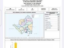 BMKG Deteksi 49 Titik Panas di Lampung per 29 Agustus 2026, Way Kanan Terbanyak