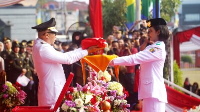 Dipimpin Gubernur Rahmat Mirzani, Upacara HUT ke-81 RI di Lampung Berlangsung Khidmat
