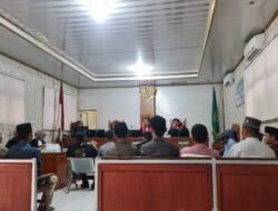 Tujuh Terdakwa Tambang Ilegal Way Kanan di Tuntut Satu Tahun Penjara