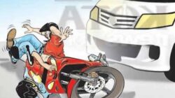 Dua Pengendara Motor Tewas Tertabrak Mobil