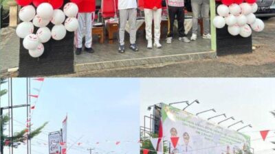 Kemenag Lampura Seru-Seruan di Halaman Kantor