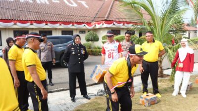 Tawa Pecah di Mako Polres Lampung Utara Gelar Lomba 17-an Super Seru