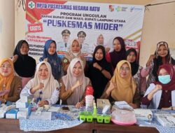 Merajut Sehat di Negeri Sakti, Sentuhan Hangat Tim Puskesmas Rawat Inap Negara Ratu di Puskesmas Mider
