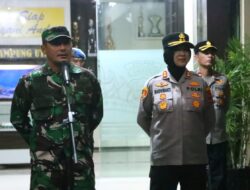 Pastikan Wilayah Aman, Kapolres dan Dandim Lampung Utara Pimpin Langsung Patroli Gabungan Skala Besar