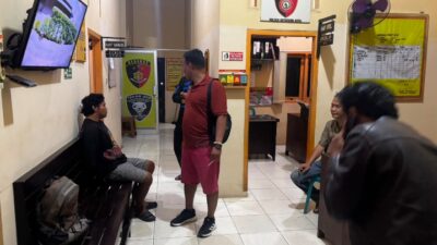 Polsek Kotabumi Ringkus Pemuda Sedang Asik Isap Sabu, Barang Bukti Sabu dan Bong Disita