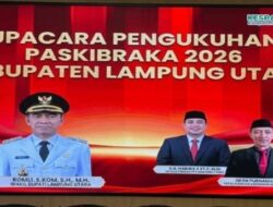 Berikut Pasukan Pengibar dan Penurunan Bendera Merah Putih Lampung Utara