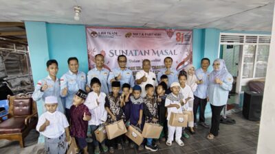 MH2 & Partner Bersama LBH IKAM Gelar Khitan Massal Gratis di Kalianda