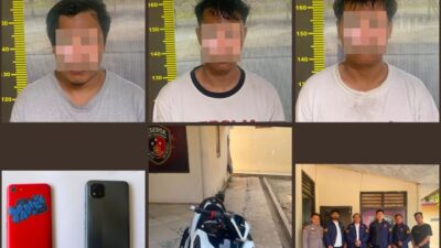 Komplotan Begal Berkedok “Tumpang Gratis” Diringkus Polsek Tegineneng
