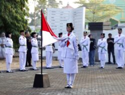 Refleksi Perjuangan di TMP Kusuma Bangsa, 42 Anggota Paskibraka Lampung Selatan Resmi Dikukuhkan