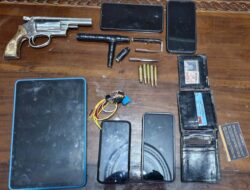 Polres Tulang Bawang Tumpas Jaringan Curanmor Lintas Provinsi, Senpi Rakitan dan Puluhan Barang Bukti Disita