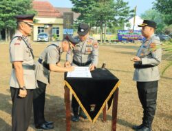 AKBP Himmawan Setiawan Pimpin Sertijab Wakapolres dan Pelantikan Pejabat Utama Polres Tubaba