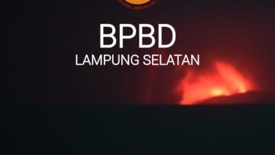 BPBD Lampung Selatan Tingkatkan Kesiapsiagaan Hadapi Erupsi Gunung Anak Krakatau