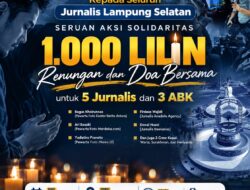 Aksi Nyala Lilin dan Do’a Bersama Untuk Jurnalis Yang Hilang