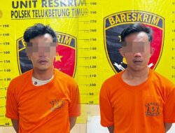 Lacak GPS di Motor, Dua Pelaku Maling Motor Dicokok Kurang dari 2 Jam