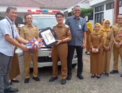 Perkuat Layanan Kesehatan, Bank Lampung Serahkan CSR Satu Unit Ambulans untuk Pemkab Lampung Utara