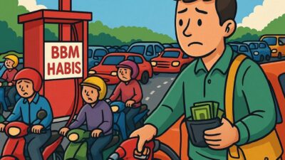 Penjelasan Disdag Lampung Utara Terkait Antrean Panjang Kendaraan di Sejumlah SPBU