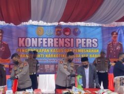 Polda Babel Musnahkan Narkoba Rp34,7 Miliar Hasil Pengungkapan Tiga Bulan, 220 Ribu Jiwa Terselamatkan