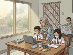 KBM Daring, Menjadi Guru Dadakan dengan Materi Pembelajaran Yang Bikin Kening Orang Tua Mengerut