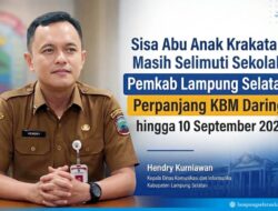 Pemkab Lampung Selatan Perpanjang Pembelajaran Daring Akibat Paparan Abu Vulkanik Gunung Anak Krakatau