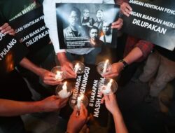 Solidaritas Wartawan Gelar Doa Bersama untuk 5 Jurnalis Hilang di Selat Sunda