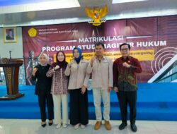 Matrikulasi Magister Hukum Universitas Saburai, Rektor Dorong Mahasiswa Jadi Pemikir Hukum