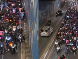 Gerombolan Motor Resahkan Pengguna Jalan di Underpass ZA Pagar Alam, Polresta Bandar Lampung Kantongi Nama Inisiator