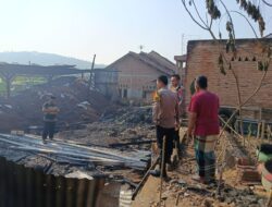 Kebakaran Hebat di Way Laga Bandar Lampung, 17 Kambing Mati Terpanggang dan Rugi Rp300 Juta