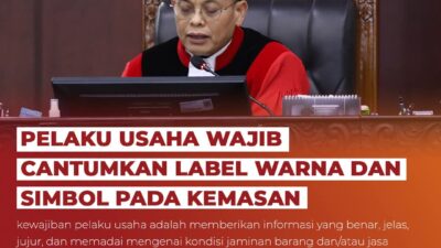MK Kabulkan Uji Materiil UU Kesehatan,  Produsen Wajib Transparan Soal Batas Gula, Garam, dan Lemak
