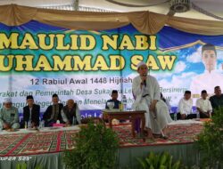 Hadir di Maulid Akbar Sukajaya Lempasing, Bupati Pesawaran Puji Semangat Gotong Royong Warga