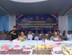 Operasi Antik Krakatau 2026, Polda Lampung Ringkus 530 Tersangka dan Sita Narkoba Senilai Rp158 Miliar